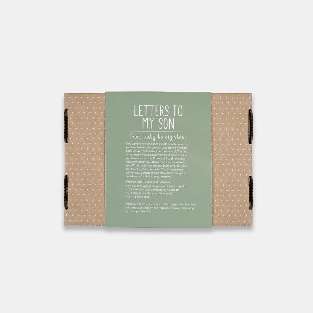 Baby Keepsake - Letters to My Son
